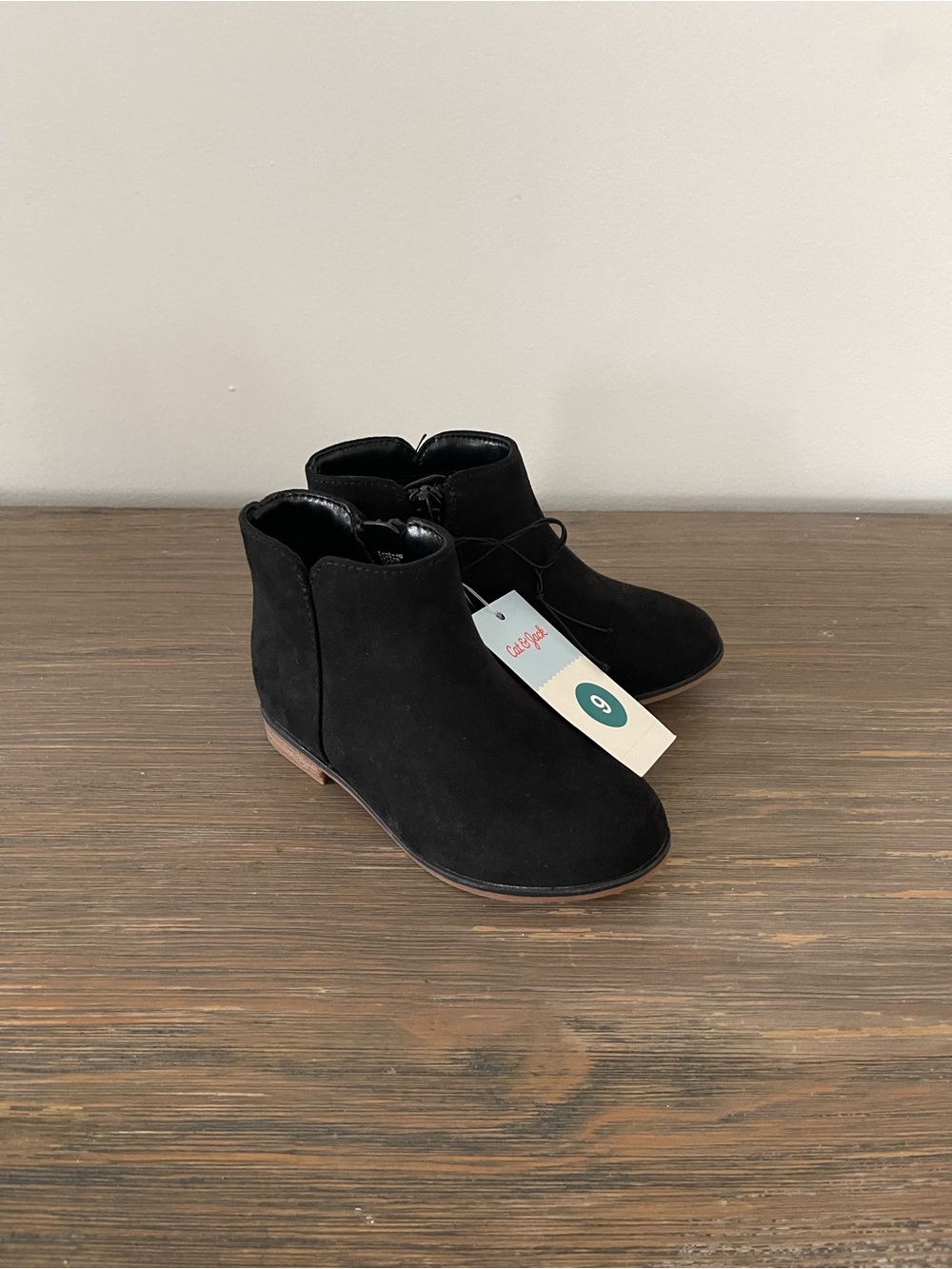 Cat & Jack Kids Black Ankle Boots